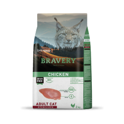 Bravery Chicken Adult Cat Sterilized  2 Kgs