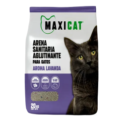 Arena Aglutinante Maxi Cat Aroma Lavanda  20 Kgs