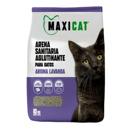Arena Aglutinante Maxi Cat Aroma Lavanda  10 Kgs