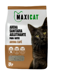 Arena Aglutinante Maxi Cat Aroma Café  20 Kgs