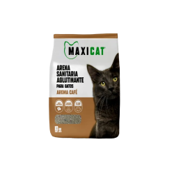Arena Aglutinante Maxi Cat Aroma Café  10 Kgs