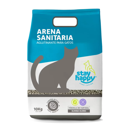 Stay Happy Arena Aglutinante Aroma Carbon  10 Kgs