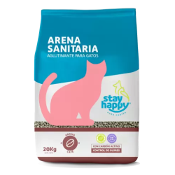 Stay Happy Arena Aglutinante Aroma Café  20 Kgs