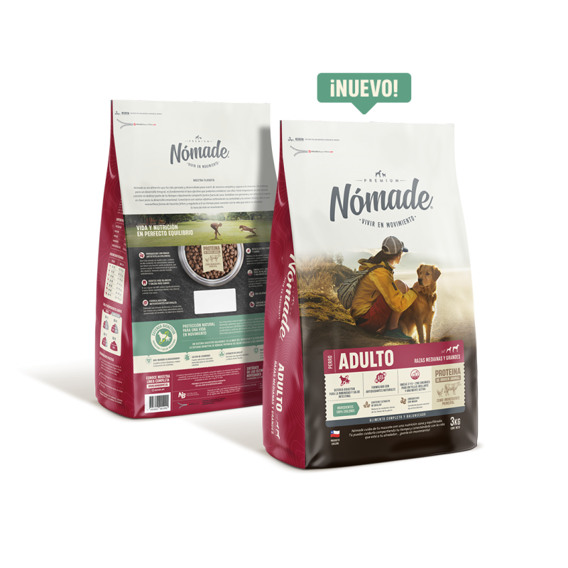 Nomade Adulto Razas Medianas y Grandes  20 Kgs