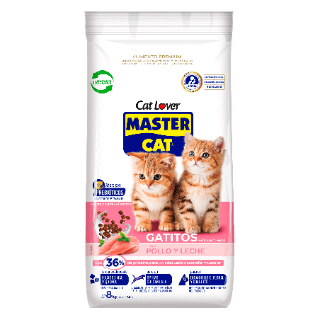 Master Cat Gatitos  8 Kgs