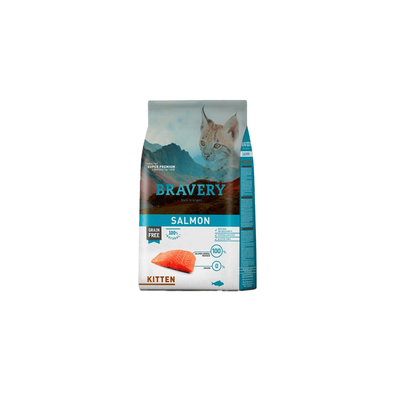Bravery Salmon Kitten  2 Kgs