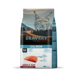 Bravery Salmon Adult Cat Sterilized  2 Kgs