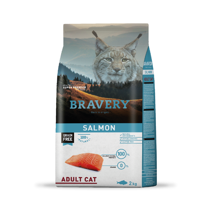 Bravery Salmon Adult Cat  7 Kgs