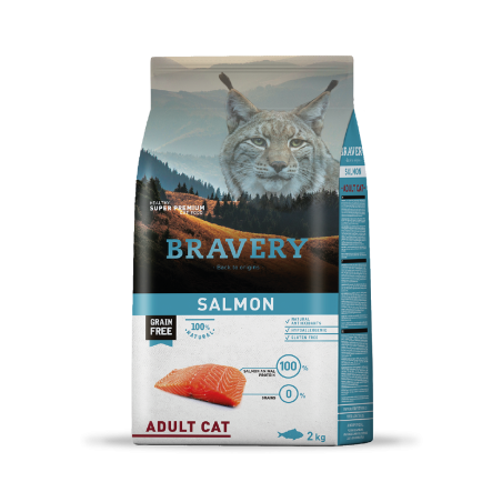 Bravery Salmon Adult Cat  7 Kgs