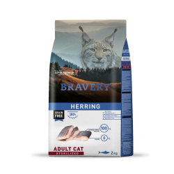 Bravery Herring Adult Cat Sterilized  2 Kgs